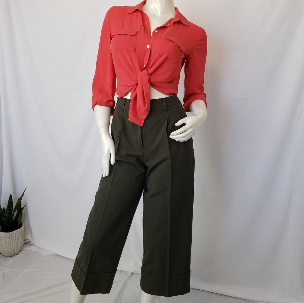 Who What Wear Cropped Elephant Leg Pants